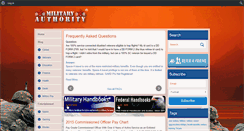 Desktop Screenshot of militaryauthority.com